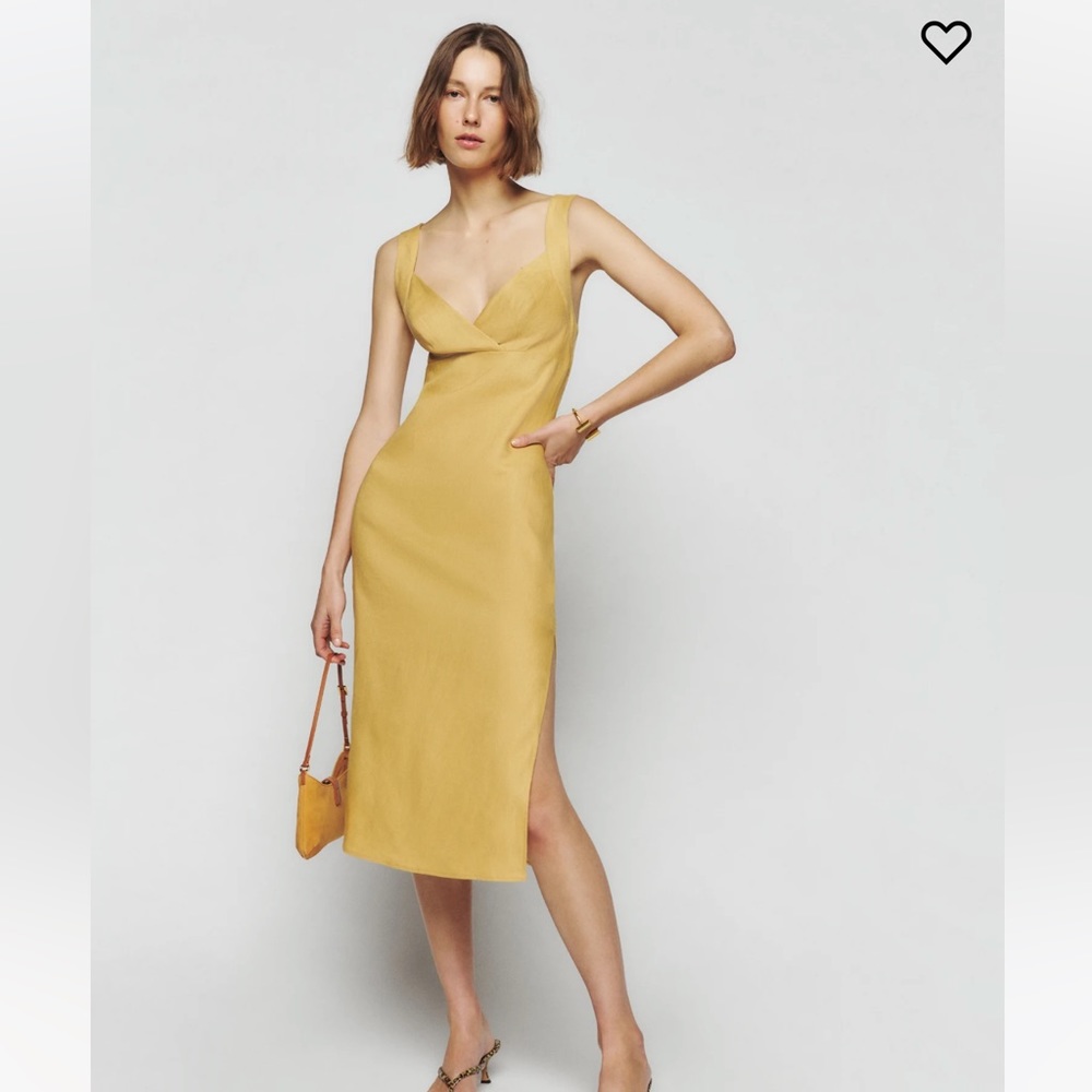 NWT Allira Linen Dress Reformation